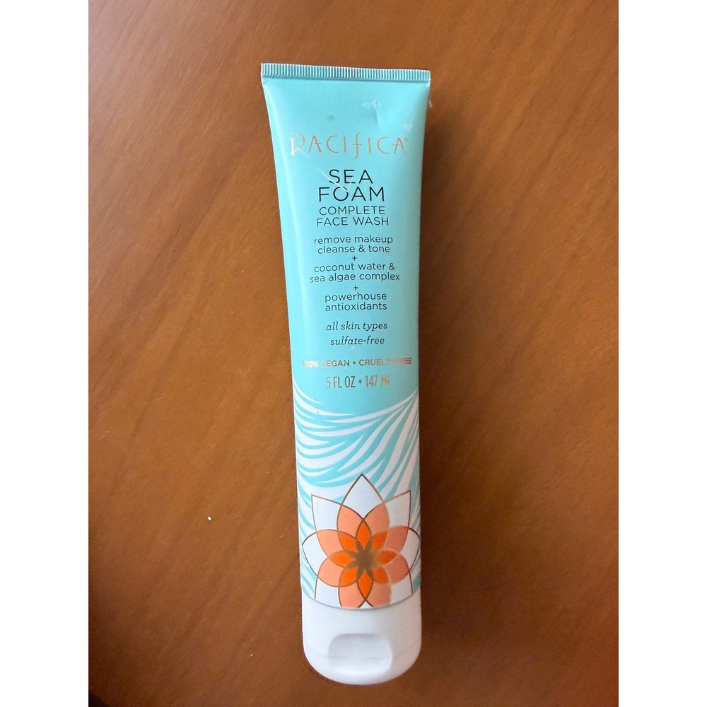Pacifica Sea‎ Foam Complete Face Wash 5oz Vegan Cruelty Free NEW